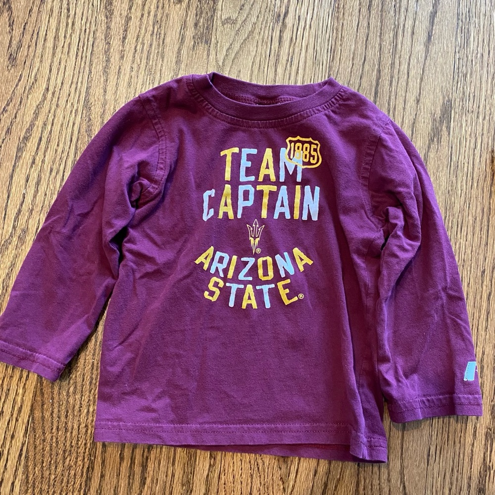 Arizona State University ASU long sleeve toddler shirt